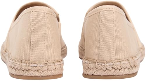 Tommy Hilfiger Damen Flag Canvas Espadrille Fw0Fw08541 Espadrilles, Beige (Clayed Pebble), 40 EU