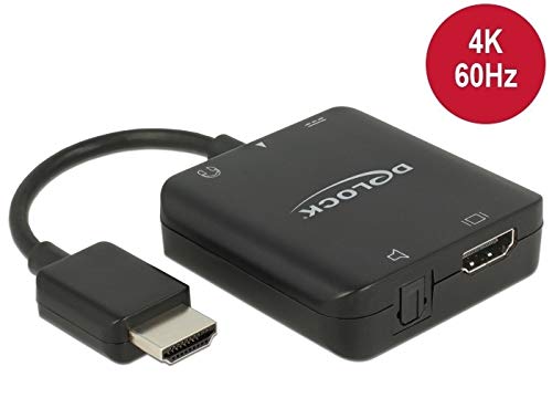 Preisvergleich Produktbild DeLock HDMI Audio Extractor, 4K 60 Hz kompakt, [63276]