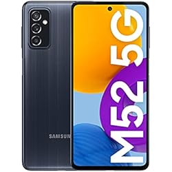 SAMSUNG Galaxy M52 5G - Teléfono móvil, Android, Smartphone, 128 GB, Negro, Versión ES