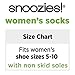 Snoozies Womens Fuzzy Animal Mary Jane Owl Socks, Large