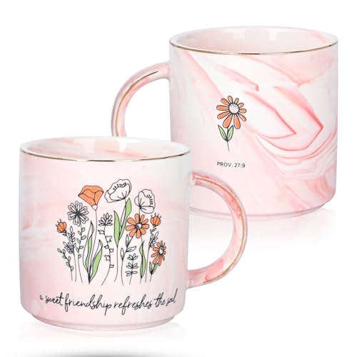 Christian-Gifts-for-Women-Friendship-Gifts-for-Women-Friends-Coffee-Mugs-for-Women-Best-FriendInspirational-Scripture-Friends-Coffee-Mug-14-oz-with-Bible-VerseA-Sweet-Friendship-Refreshes-the-Soul