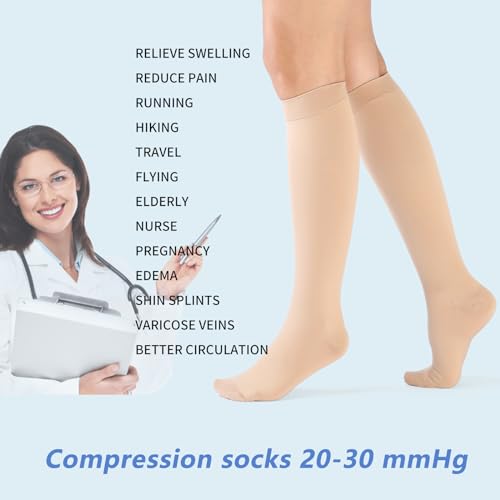 VARCOH Compression Socks for Women Compression socks Men, Compression Socks Knee High - Image 2