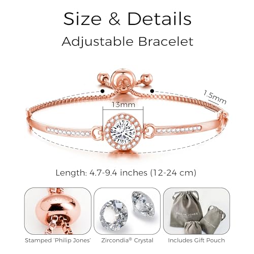 Philip Jones Bracciale dell'amicizia Halo Placcato...