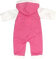 Vista 4 de AISITE Ropa de muñeca para muñecas de 14 a 16 pulgadas, 2 conjuntos de overoles de conejo, ropa de muñeca viva, mameluco