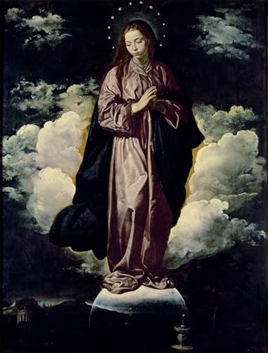 Peinture Diego Velazquez l'Immaculée Conception, impression d'art mural haut de gamme 60x90