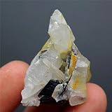 Natural Specular Hematite And Crystal Symbiosis Mineral Specimen Crystal Stones And Crystals Quartz Healing Crystal,14G