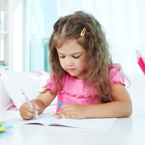 Newtic Curve Highlighter Pen Set 6 Pieces Curve Highlighters, Coloured Pens with Fine Tips with Different Shapes, for Writing, Drawing and Colouring