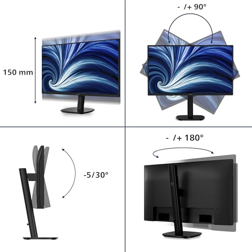 Écran PC Philips 27B2N3500 27 Quad HD 120Hz IPS Adaptive Sync Ergonomique 4ms - vue 7