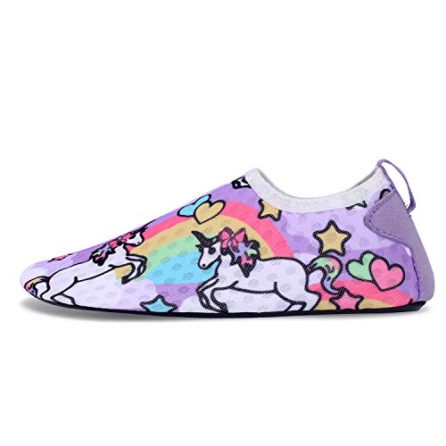 L-Run Kids Swim Shoes Summer Beach Shoes For Pool Sand Yoga Surfing Horse 8-8.5=Eu24-25 #TOP6