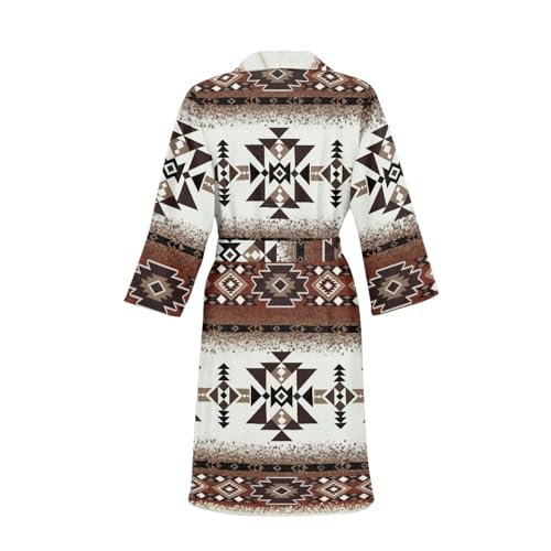 CLOHOMIN Men Bathrobe Plush and Warm Shawl Collar Spa Robes with Pocket Universal Fit4