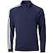 adidas Golf Men's 3 Stripes 1/4 Zip Layering Top, Navy, Large