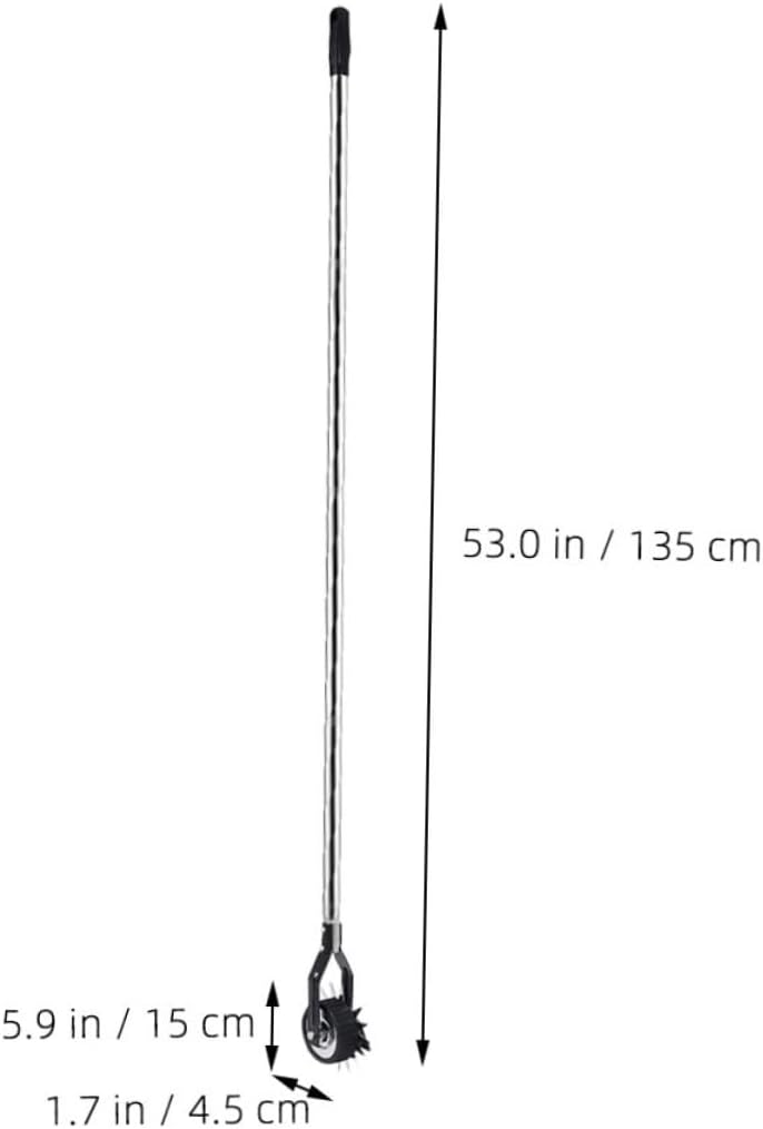 1set Manual Lawn Trimmer Wheel Rotary Edger Practical Grass Edging Tool for Clean Lawn Borders Lightweight and Portable Maintenance Equipment