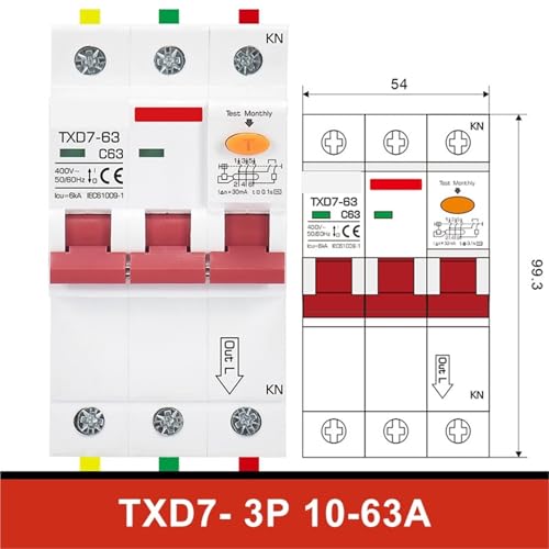 Disjoncteur ELCB 32A pour éviter les chocs électriques et fuites de courant - 3