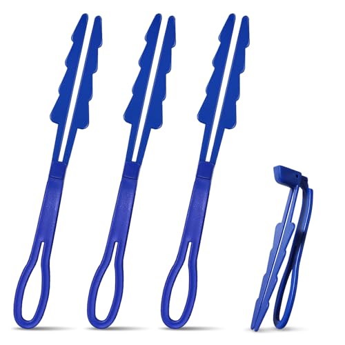 Image of Extender Duster Mop Handle Compatible with Duster Refill,Replacement Duster Handles,Extended Handle,Adjustable Length Handles only (3, Blue)