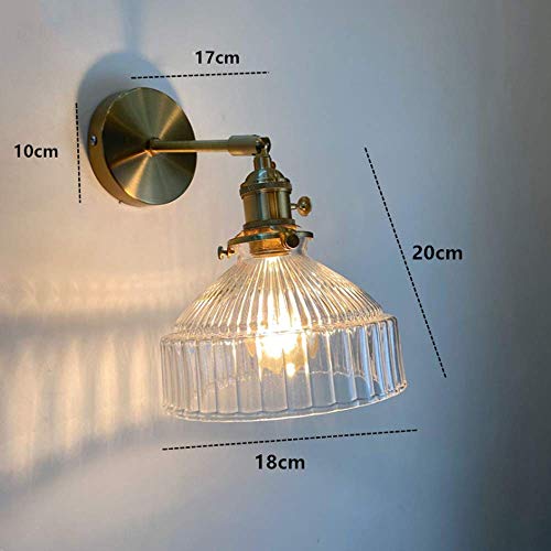 Lámpara de pared de latón para iluminación de cabecera de dormitorio nórdico 5