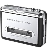RuhZa ezcap 218 Cassette Player-Cassette Tape To MP3 CD Converter Via USB,Portable Cassette Tape ...