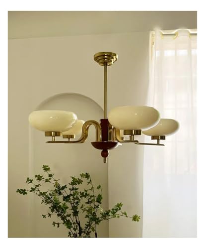 Lampe suspendue design crème pour une chambre cocooning