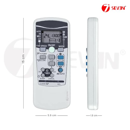 Image of 7SEVEN Replacement with Mitsubishi AC Remote with 3D AUTO Key Compatible with Mitsubishi AC Remote Control