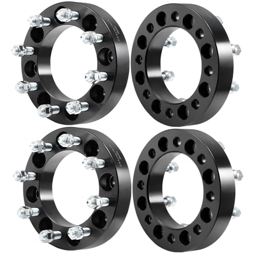 ECCPP 4PCS 8x6.5 to 8x6.5 Wheel Spacers Lug Centric 1.5