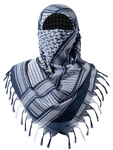 Image of FREE SOLDIER Scarf Military Shemagh Tactical Desert Keffiyeh Head Neck Scarf Arab Wrap with Tassel for Men Women