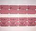 fb 100 Pink Colored Raffle Tickets Double Roll 50/50 Carnival Fair Split The Pot One Hundred Consecutively Numbered Fundraiser Festival Event Party Door Prize Drawing Perforated Stubs by C K