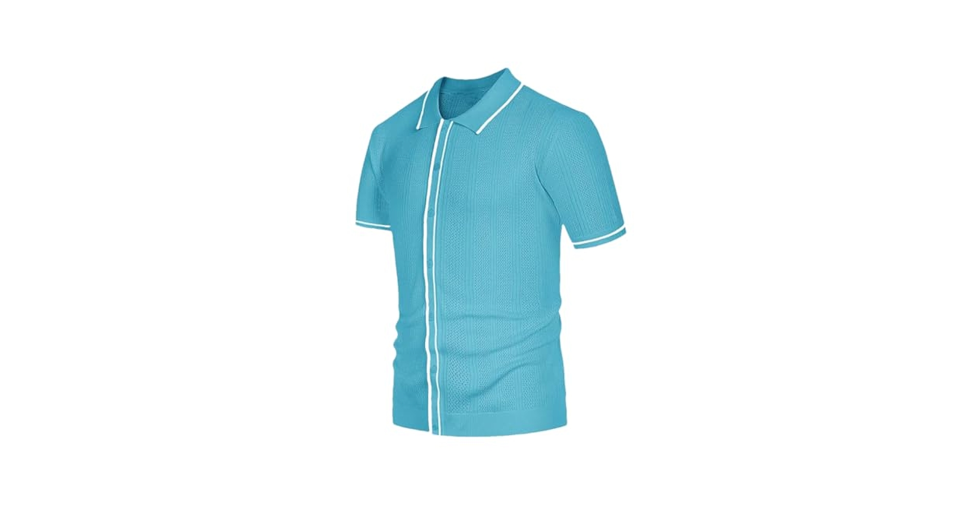 Button Down Knit Polo Mサイズ Amazon.com: Men's Button Down Knitted Polo Shirt Retro
