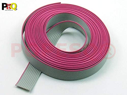 POPESQ® 3 m x Cavo piatto 10 vie 1.27mm per 2.54mm Connettore #A1511