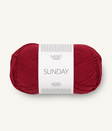 Sandnes Garn Sunday 50 g col.4236 rosso intenso