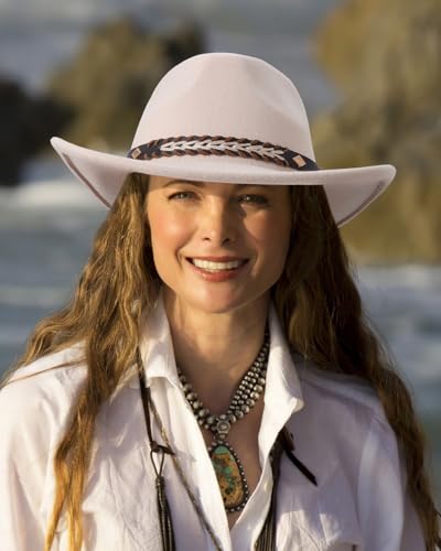 Image of Cowboy Hat for Men Women Classic Cowgirl Hat Wide Brim Western Women Mens Cowboy Hats Cowgirl Hats Gifts