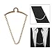 Tachiuwa Men Tie Chain Chain Classic Herringbone Fashion Button Attachment Tie Clip for Business Engagement Shirt Jewelry