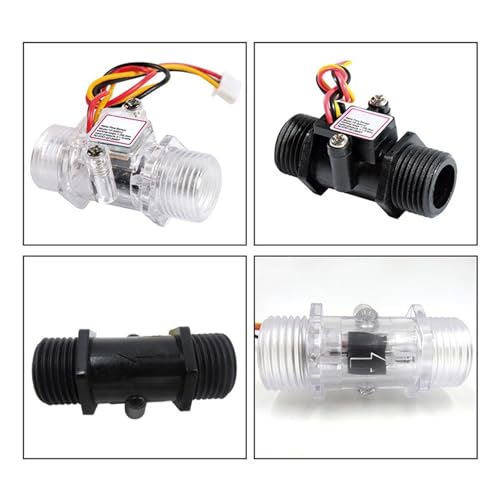 Sensor de caudal agua DN15 para control de riego doméstico y consumo eficiente con sensor Hall 5