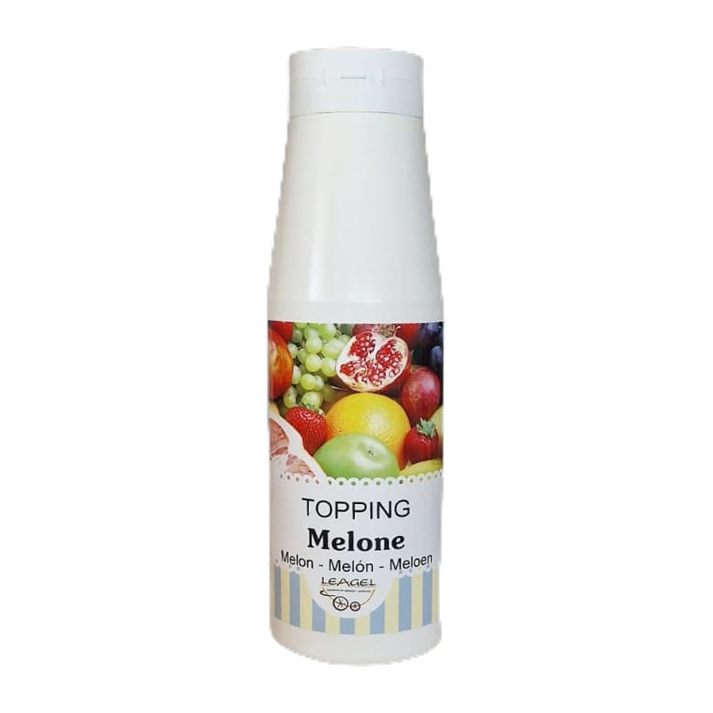 Leagel Topping Salsa Dolce al Gusto di Melone Ideale per Gelato e Dessert 1 kg -