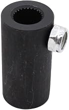 Steering Shaft Coupler 9/16"-26 Spline to 3/4" Round Smooth Steering Joints Compatible for Standard GM Vega