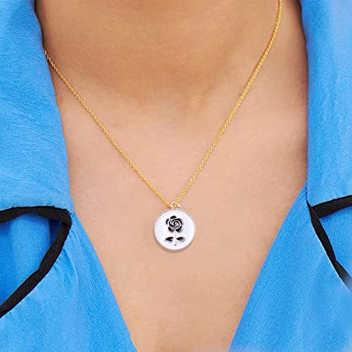 Rose Charm Pendant, 21Pcs Alloy Rose Flower Charms Flower Bead Charms Craft Supplies For Jewelry Diy Necklace Earrings Bracelet Making Accessory, Retro Copper, 7Styles #TOP2