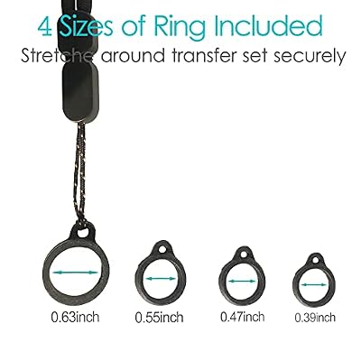 [2 Pack] PD Catheter Shower Holder Peritoneal Dialysis Cather Lanyard Accessories Shower Protector for Safety Support Secure Feeding Tube Peg Tube G-Tube Adults Men Women Patients Black