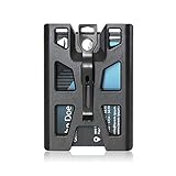 Indoula Badge Holders, Vertical/Hard Plastic ID Badge Holder with Lanyard and Metal Clip (1 Pack, 4 Cards Storable).