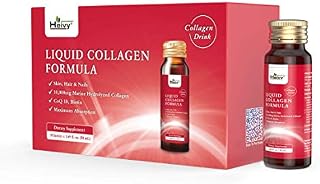 Heivy Liquid Collagen Supplement, Collagen Drink, Collagen Peptides, Hydrolyzed Marine Collagen,Glowing Hair Skin