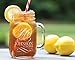 Custom Etched Mr. Mrs. Personalized Mason Mugs with Handle With Last Name and Date Set of 2, Clear