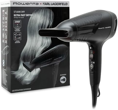 Rowenta x Karl Lagerfeld Studio Dry - Secador de pelo, 2300 W Efi...