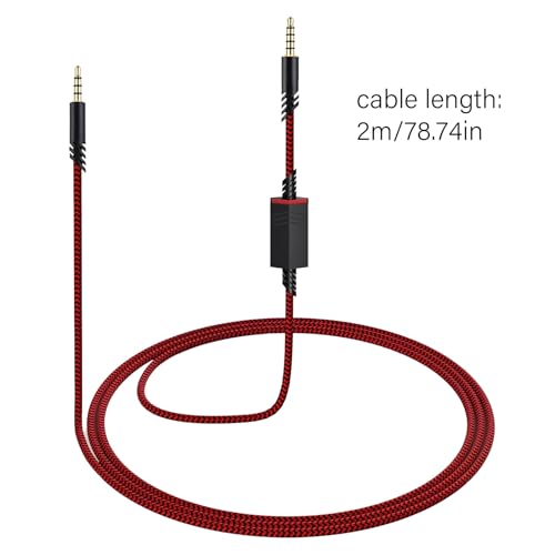 TERNCOEW Câble de musique tressé haute performance optimisé pour écouteurs A10/A40 à faible latence et connectivités mobiles Câble tressé en nylon pour casques – vue 6