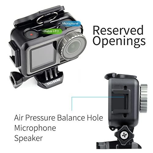 YALLSAME-Frame-Case-for-DJI-Osmo-Action-Skeleton-Housing-Protective-Shell-Cage-with-Cold-Shoe-Mount-Photography-Vlog-Accessories-Kit-for-DJI-Action-1