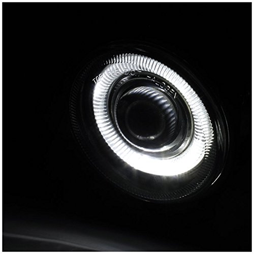 Spec-D Tuning LFP-SIE99COEM-WJ Yukon Denali Sierra Clear Lens Halo Projector Fog Lights Driving Lamps
