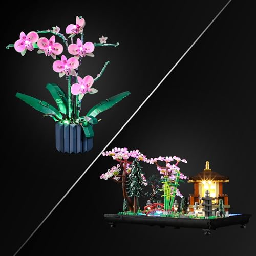LIGHTAILING Light for Lego-10311 Orchid & 10315 Tranquil-Garden - Led Lighting Kit Compatible with Lego Building Blocks Model - NOT Included The Model Set