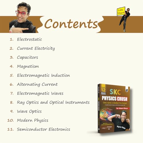 Image of PW SKC Physics Crush Class 12 (English Edition) Handwritten Format Notes By Saleem Sir For JEE and NEET Exams | From Basic to JEE Advanced via JEE / NEET