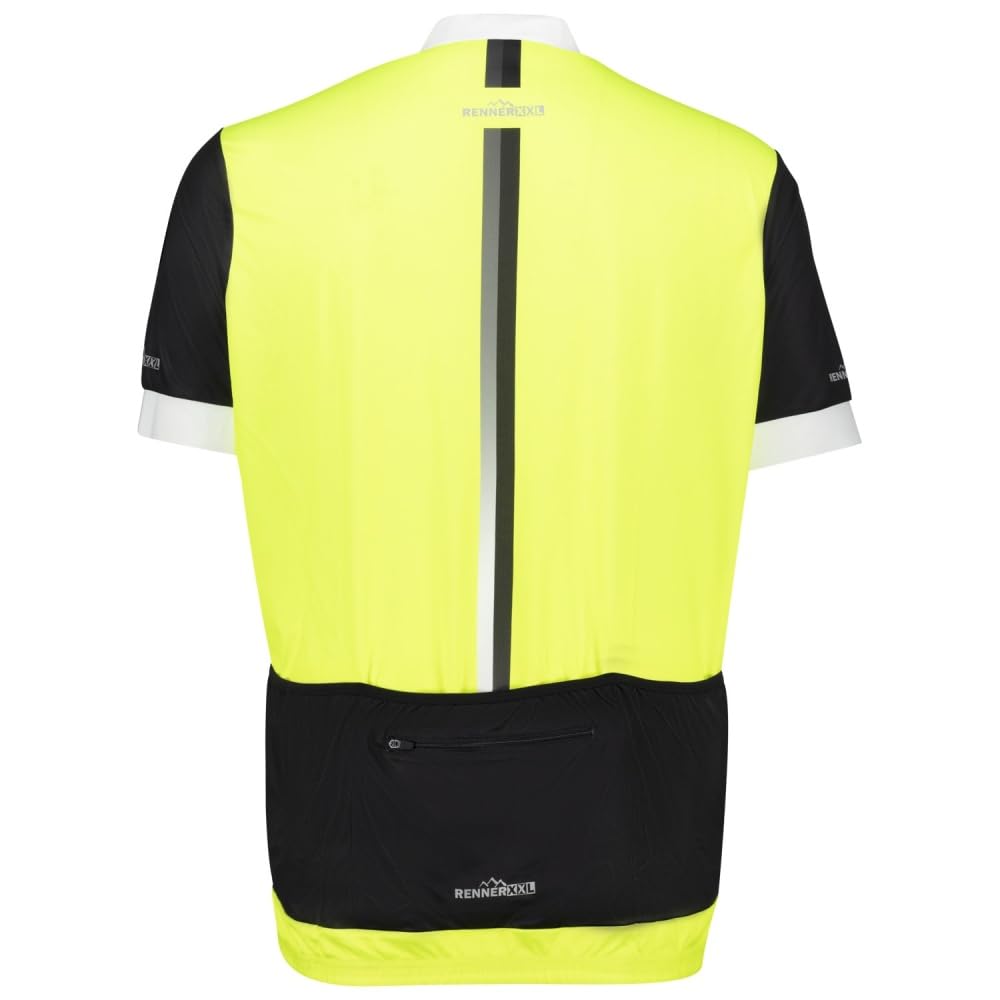 Alexander Herren Fahrrad Trikot Shirt | Funktions Radtrikot Kurzarm mit Rückentasche | atmungsaktiv schnelltrocknend elastisch | Übergrößen XXXL 4XL 5XL 6XL 7XL 8XL