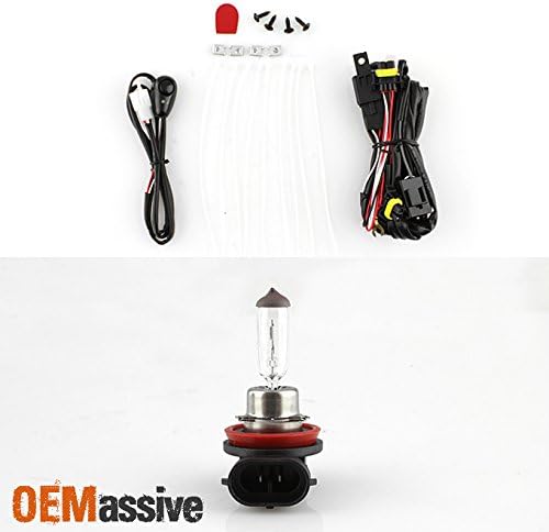 AKKON - For 2015 2016 2017 2018 Jeep Renegade Driver & Passenger Side Fog Light Pair W/Switch+Cover Assembly