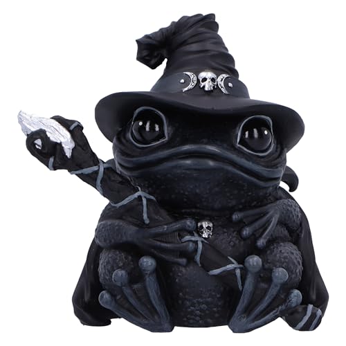 Nemesis Now Cult Cuties Asmoadeus Figurine 10cm, Resin, Black, Cult Cuties Collectible Asmoadeus Figure, Scarily Adorable Occult Frog, Spooky Frog Gift, Cast in the Finest Resin, Expertly Hand-Painted Nemesis Now Cult Cuties Asmoadeus Figurine 10cm, Resin, Black, Cult Cuties Collectible Asmoadeus Figure, Scarily Adorable Occult Frog, Spooky Frog Gift, Cast in the Finest Resin, Expertly Hand-Painted