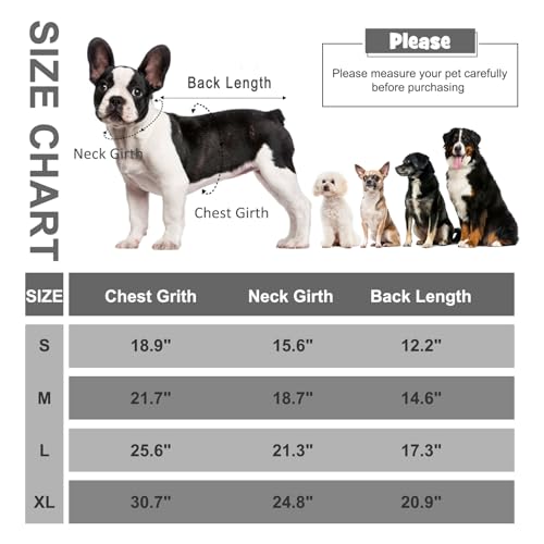 EXPAWLORER Dog Coat Polar Fleece Sweater Jacket, Warm Winter Dog Clothes with Dual D Ring,Zip Up Dog Cold Weather Coats, Windproof Adjustable Pet Apparel Outfit for Small Medium Large Dogs Boys Girls