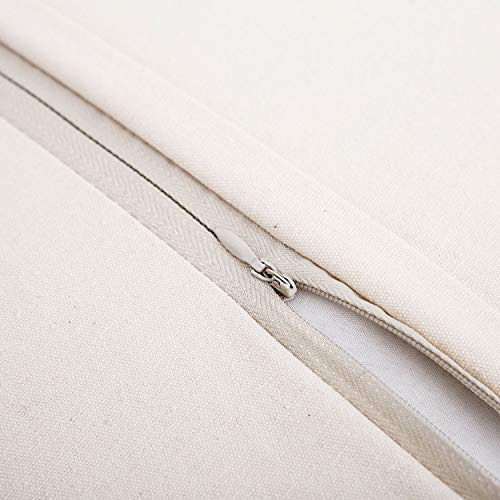 famibay Throw Pillow Covers Knit Chic Boho Macrame Cushion Cover Case for Couch Bed Sofa Bench Car Home Decorative with Tassels 18X18 inch - Image 7