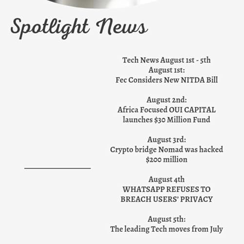 Tech news with Lois ( August 1st to 5th)